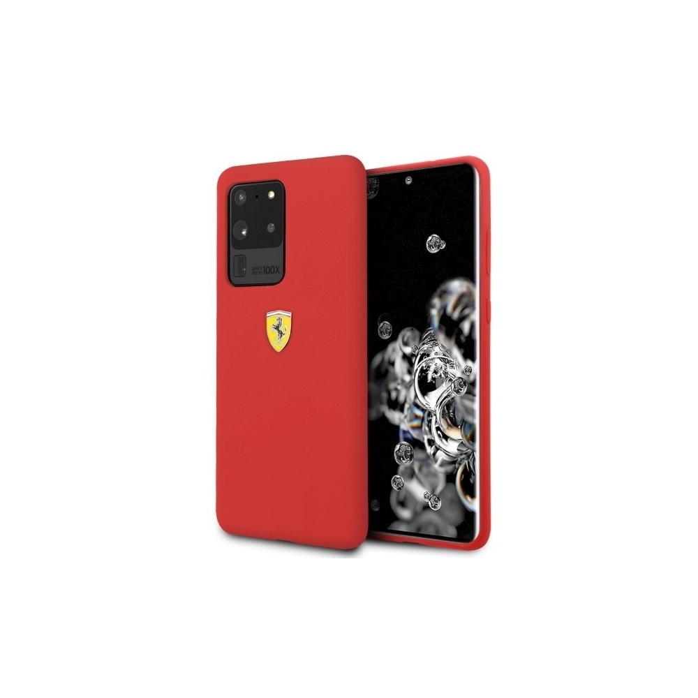 Калъф Ferrari Hardcase FESSIHCS69RE Samsung  S20 Ultra Silicone