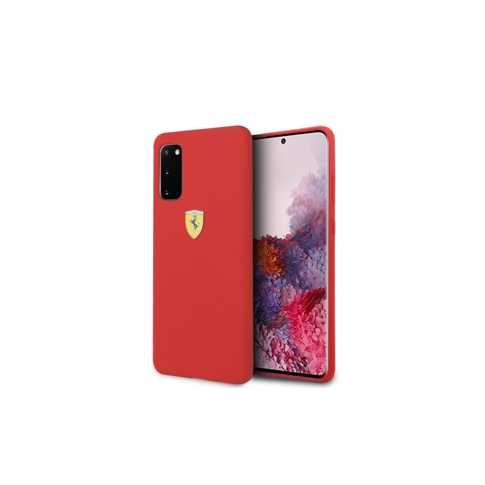 Калъф Ferrari Hardcase FESSIHCS62RE Samsung  S20 G980  Silicone
