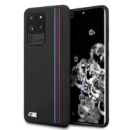 Калъф BMW BMHCS69SIVTBK Samsung S20 Ultra  Silicone Stripes M Collection