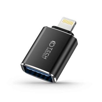 Адаптер Tech-Protect UltraBoost, Lightning към USB OTG, Black