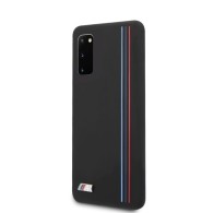 Калъф BMW BMHCS62SIVTBK Samsung S20  Silicone Stripes M Collection