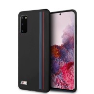 Калъф BMW BMHCS62SIVTBK Samsung S20  Silicone Stripes M Collection