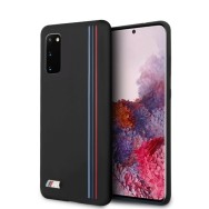 Калъф BMW BMHCS62SIVTBK Samsung S20  Silicone Stripes M Collection