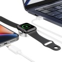 Зарядно Tech-Protect UltraBoost за Apple Watch, 2in1 Magnetic Charging кабел & Lightning, 1.5m, White
