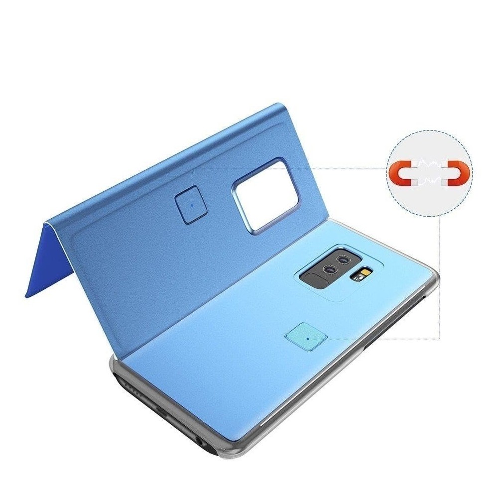 Калъф Clear View за Xiaomi Redmi 10X 4G / Xiaomi Redmi Note 9 blue