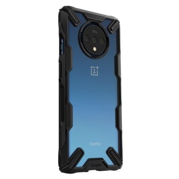 Удароустойчив хибриден кейс Ringke Fusion X за OnePlus 7T Pro, Черен