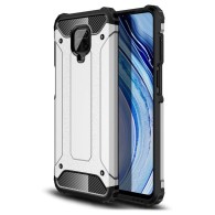 Калъф Hybrid Armor Case за Xiaomi Redmi 10X 4G / Xiaomi Redmi Note 9 silver