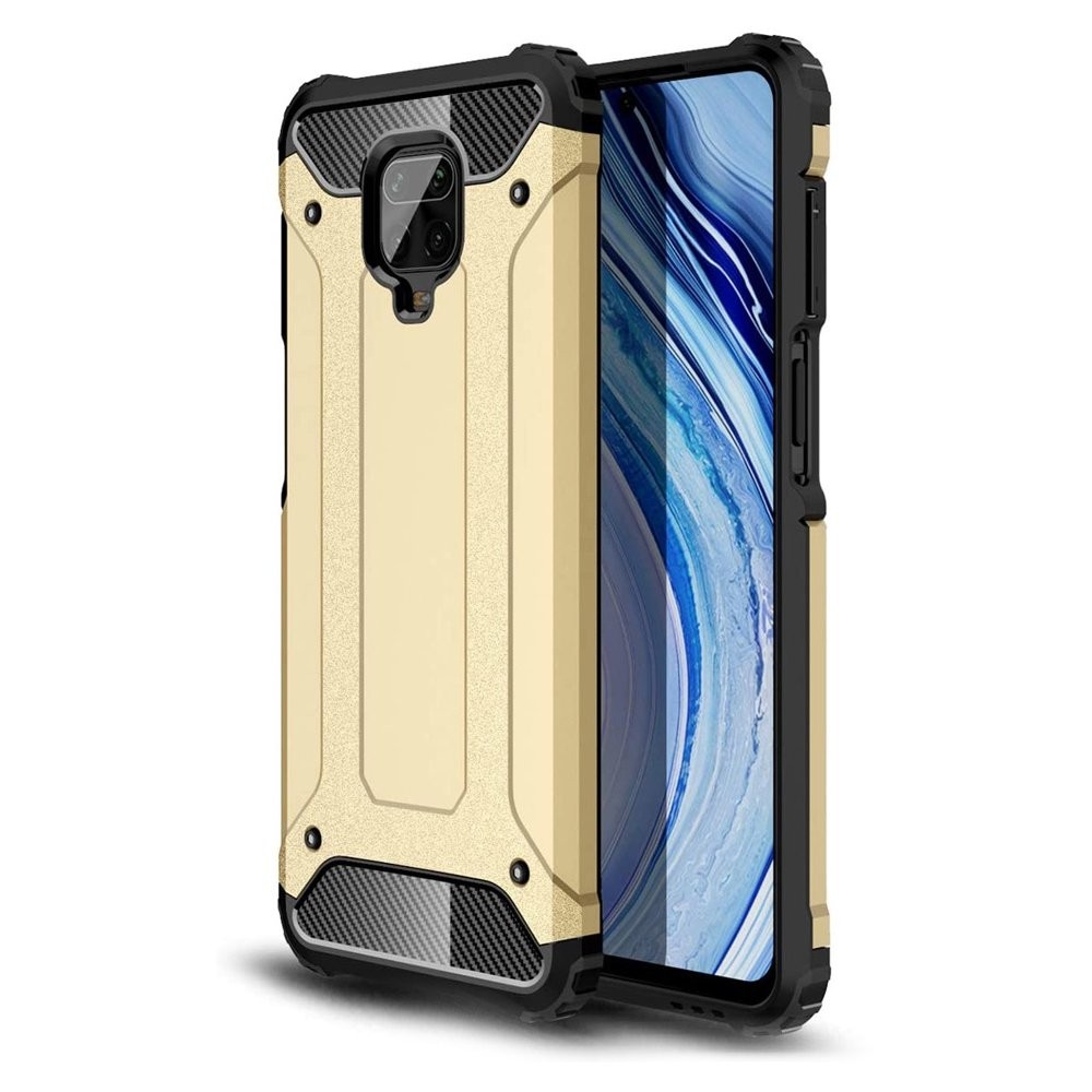 Калъф Hybrid Armor Case за Xiaomi Redmi 10X 4G / Xiaomi Redmi Note 9 golden