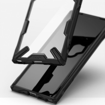 Удароустойчив хибриден кейс Ringke Fusion X за Samsung Galaxy Note 10 Plus, Черен