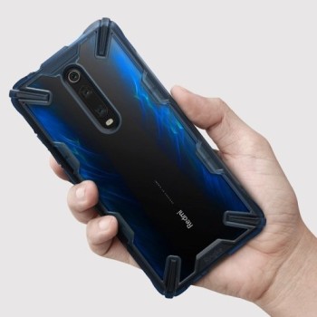 Удароустойчив хибриден кейс Ringke Fusion X за Xiaomi Mi 9T Pro / Mi 9T, Черен