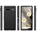 Калъф fixGuard FlexCarbon за Google Pixel 7A, Black