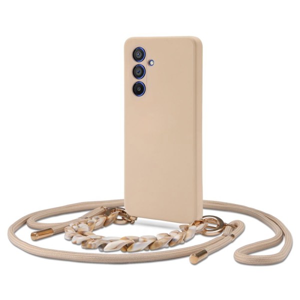 Калъф Tech-Protect iCon Chain за Samsung Galaxy A34 5G, Beige