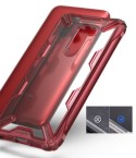 Удароустойчив хибриден кейс Ringke Fusion X за Xiaomi Pocophone F1, Червен