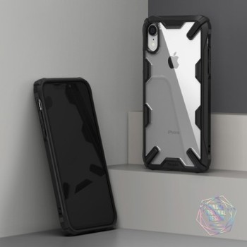 Удароустойчив хибриден кейс Ringke Fusion X за iPhone XR, Черен