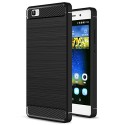 Силиконов калъф Flexible Carbon за Huawei P8 Lite, Черен