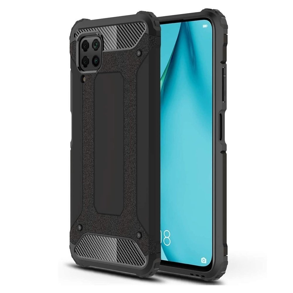 Калъф Hybrid Armor Case за Huawei P40 Lite / Nova 7i / Nova 6 SE black