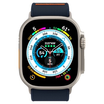 Каишка Spigen Fit Lite Ultra за Apple Watch 4 / 5 / 6 / 7 / 8 / SE / Ultra, 42 / 44 / 45 / 49mm, Navy
