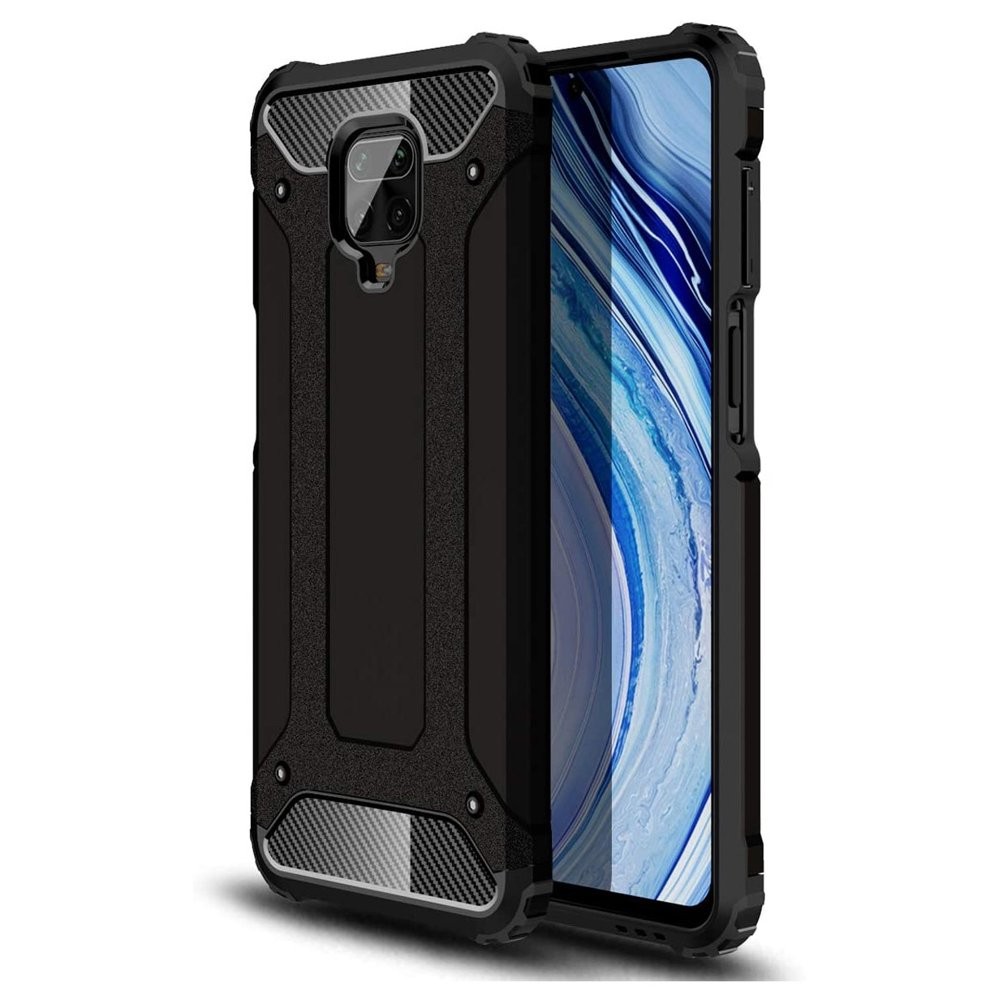 Калъф Hybrid Armor Case за Xiaomi Redmi Note 9 Pro / Redmi Note 9S black