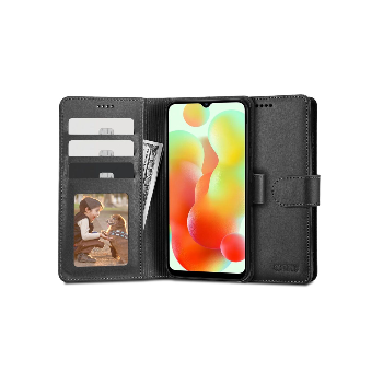 Калъф Tech-Protect Wallet За Xiaomi Redmi Note 12C, Black