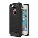 Силиконов калъф Flexible Carbon за iPhone 5/5s/5SE, Черен