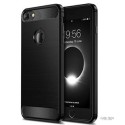 Силиконов калъф Flexible Carbon за iPhone 7 / 8,  Черен