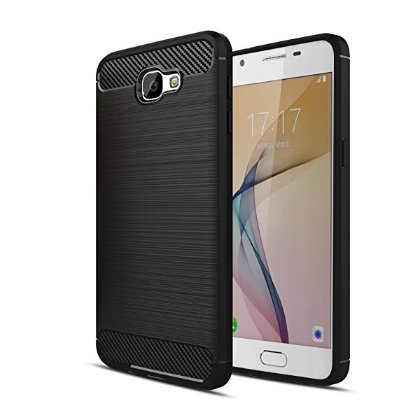 Силиконов калъф Flexible Carbon за Samsung Galaxy J5 2016 Черен