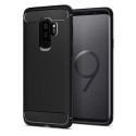 Силиконов калъф Flexible Carbon за Samsung Galaxy S9 Plus Черен