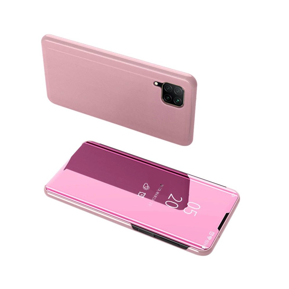 Калъф Clear View за Huawei P40 Lite / Nova 7i / Nova 6 SE pink