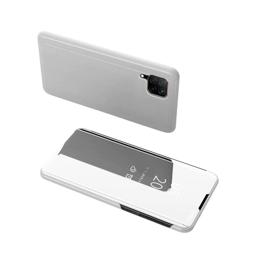 Калъф Clear View за Huawei P40 Lite / Nova 7i / Nova 6 SE silver