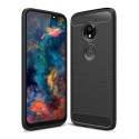 Силиконов калъф Flexible Carbon за Motorola Moto G7 Play Черен