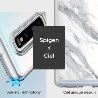 Spigen Ciel дизайнерски удароустойчив кейс за Samsung Galaxy S10, Marble