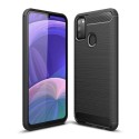 Силиконов калъф Flexible Carbon за Samsung Galaxy M30s Черен