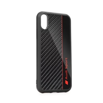 Carbon Fibre Case AUDI за Samsung Galaxy S10 , Черен