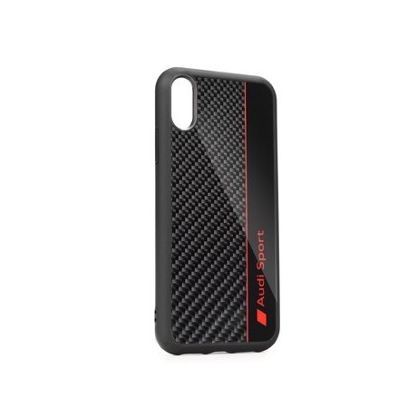 Carbon Fibre Case AUDI за Samsung Galaxy S10 , Черен