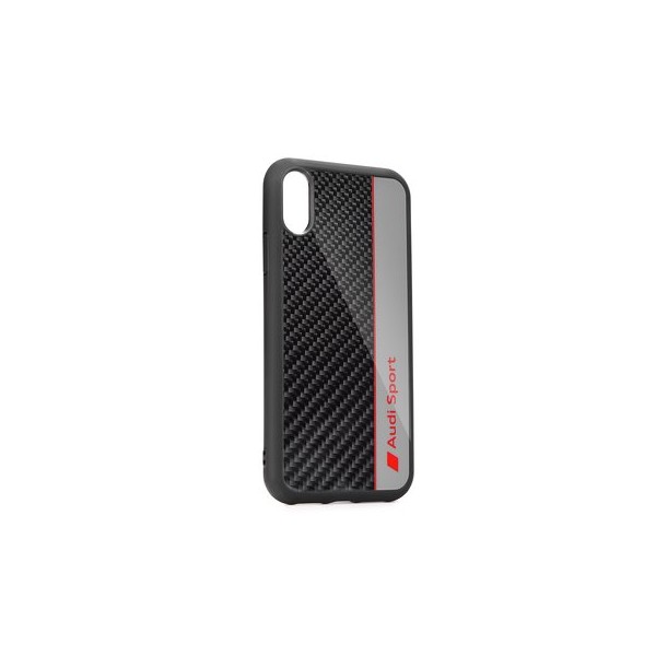 Carbon Fibre Case AUDI за Samsung Galaxy S10 , Сив