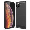 Силиконов калъф Flexible Carbon за iPhone 11 Pro, Черен