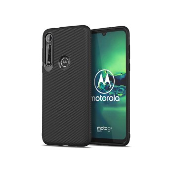 Силиконов калъф Flexible Carbon за Motorola Moto G8 POWER Черен