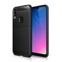 Силиконов калъф Flexible Carbon за Huawei Y6 2019 , Черен