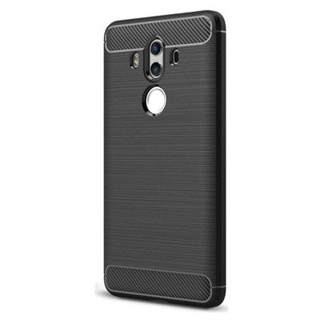 Силиконов калъф Flexible Carbon за Huawei Mate 10 Pro , Черен