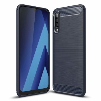 Силиконов калъф Flexible Carbon за Samsung Galaxy A30S , Черен