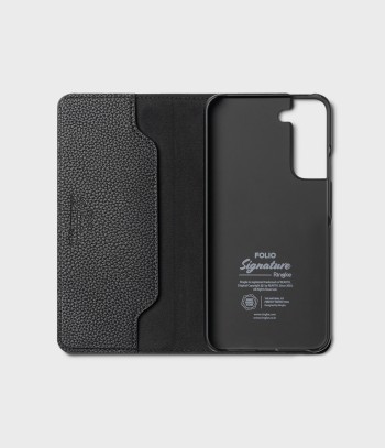 Калъф Ringke Folio Signature Flip Leather За Samsung Galaxy S22, Black