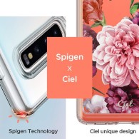 Spigen Ciel дизайнерски удароустойчив кейс за Samsung Galaxy S10, Rose Floral