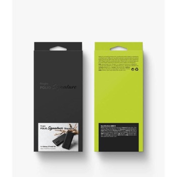 Калъф Ringke Folio Signature EZ Strap Flip Leather За Samsung Galaxy Z Fold 3, Black