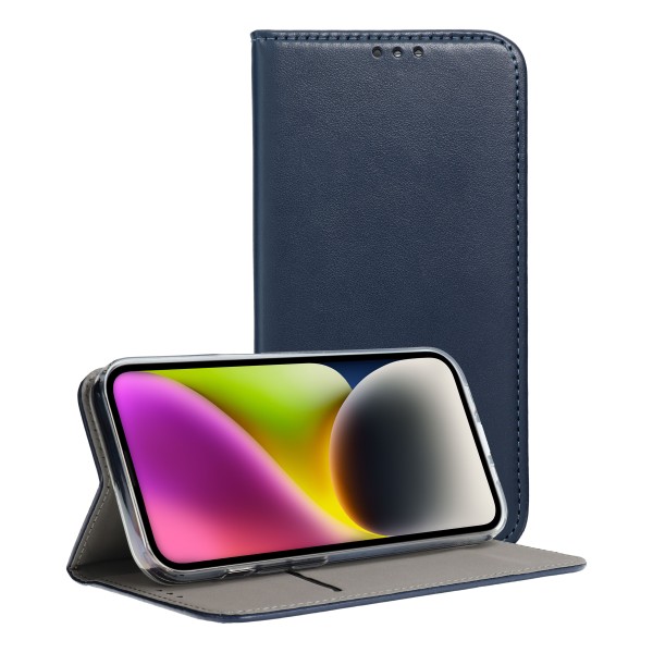 Калъф fixGuard Wallet Magnet Book за TCL 405, Navy Blue