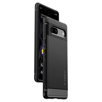 Калъф Spigen Rugged Armor За Google Pixel 7A, Matte Black