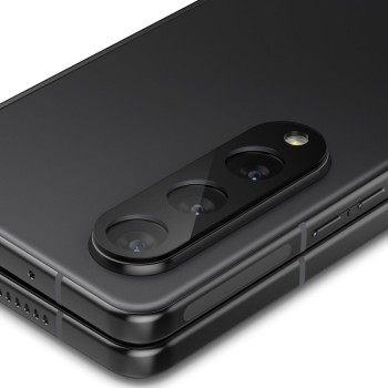 Стъклен Протектор за камера Spigen Optik.TR ”Ez Fit” 2-Pack за Samsung Galaxy Z Fold 4, Black